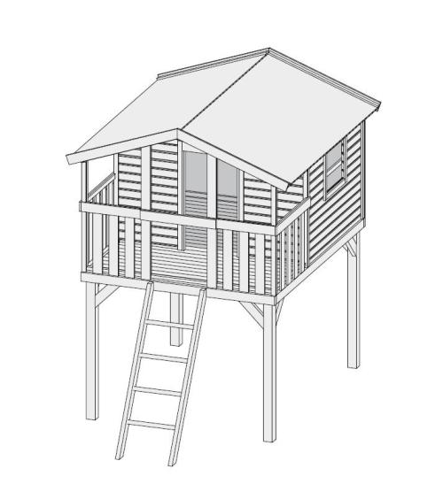 dětské hřiště KARIBU BENJAMIN 9098 terragrau