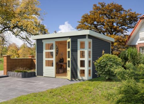 dřevěný domek KARIBU KERKO 6 (82931) terragrau