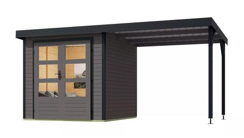 hybridní domek KARIBU JUPITER B (93428) terragrau / antracit