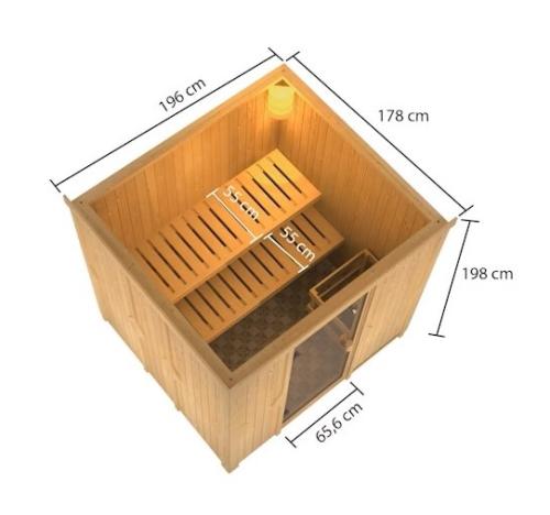 fínska sauna KARIBU TROMSO (6191)