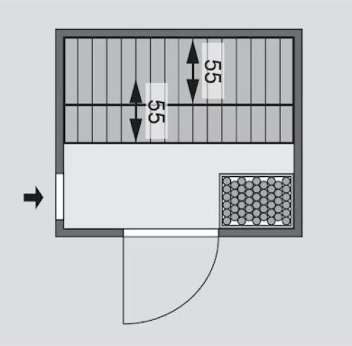 fínska sauna KARIBU TROMSO (6191)