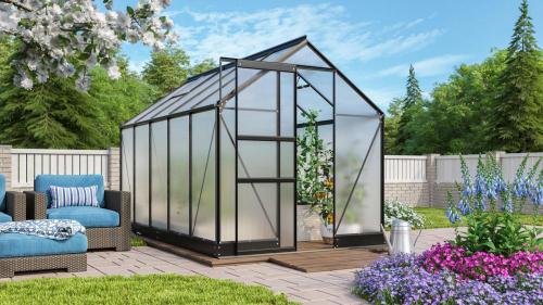 skleník VITAVIA APOLLO 6200 PC 6 mm černý