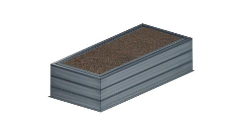 vyvýšený záhon LANITPLAST ARBACH 25090 3-set