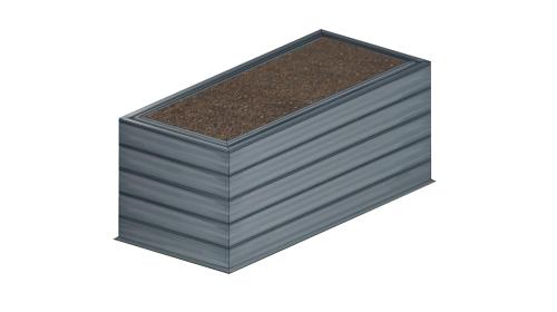 vyvýšený záhon LANITPLAST ARBACH 8080 5-set