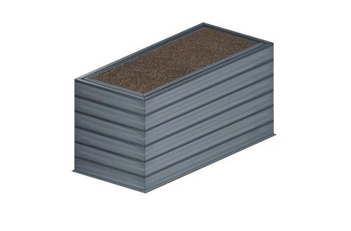 vyvýšený záhon LANITPLAST ARBACH 8080 6-set