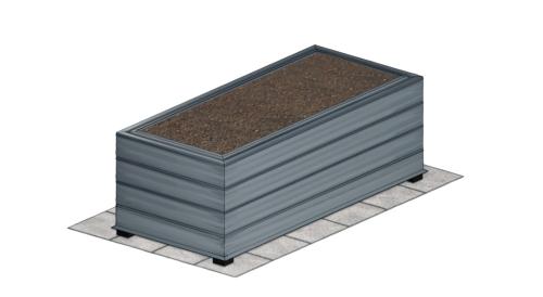 vyvýšený záhon LANITPLAST ARBACH 8030 4-set