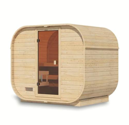finská sauna KARIBU QUADRO 1 PLUS (35445) natur