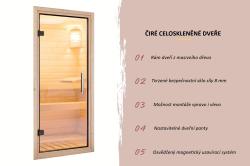 finská sauna KARIBU MONTEREY (34031) natur