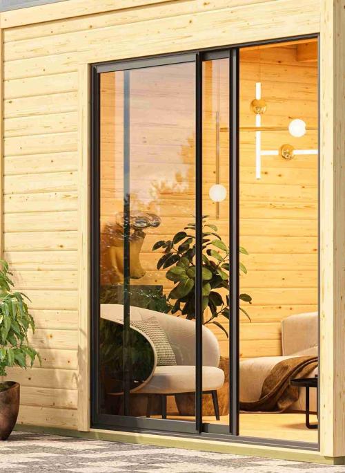 finská sauna KARIBU MONTEREY (34031) natur