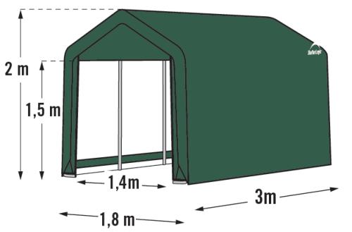 náhradná plachta pre prístrešok 1,8x3,0 m (70471EU)