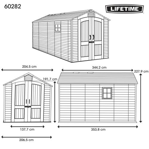plastový domek LIFETIME model 60282