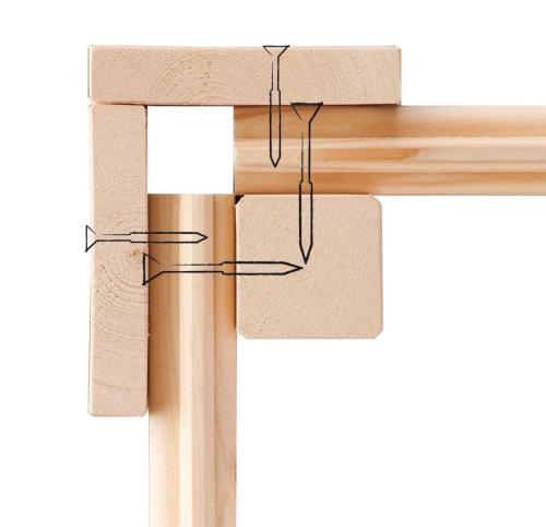 finská sauna KARIBU ARES 3 (34071) natur / šedá